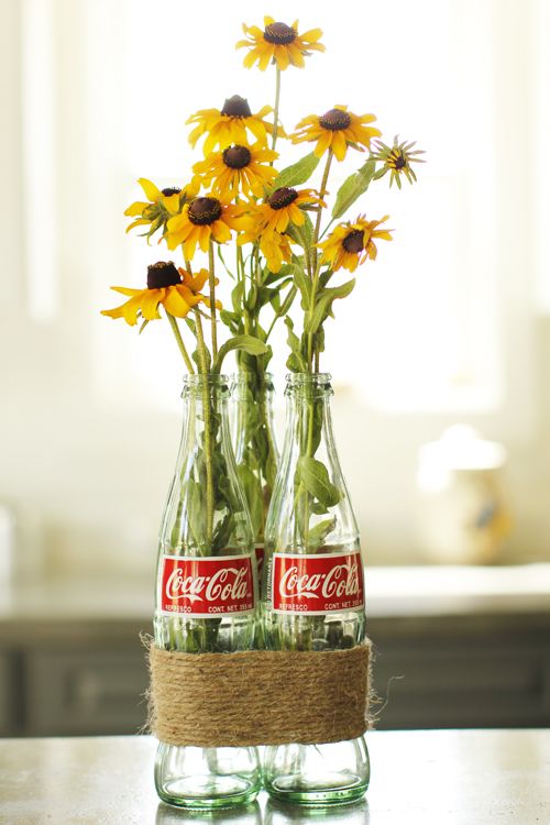 Vas Bunga Dari Botol Coca Cola