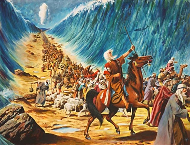 Nabi Harun Dan Nabi Musa Bersama Bangsa Israel Menyeberang Laut Merah Dalam Kisah Nabi Harun
