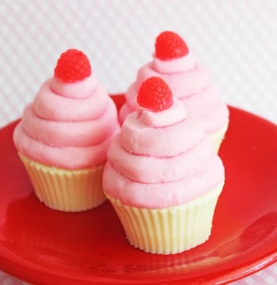 Cupcake Raspberry Dari Sabun